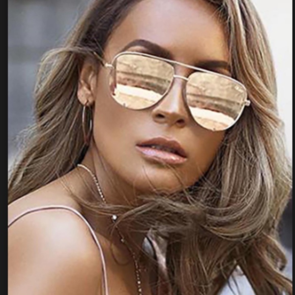 Quay Australia Accessories - Desi x Quay Australia Gold Original Sunglasses